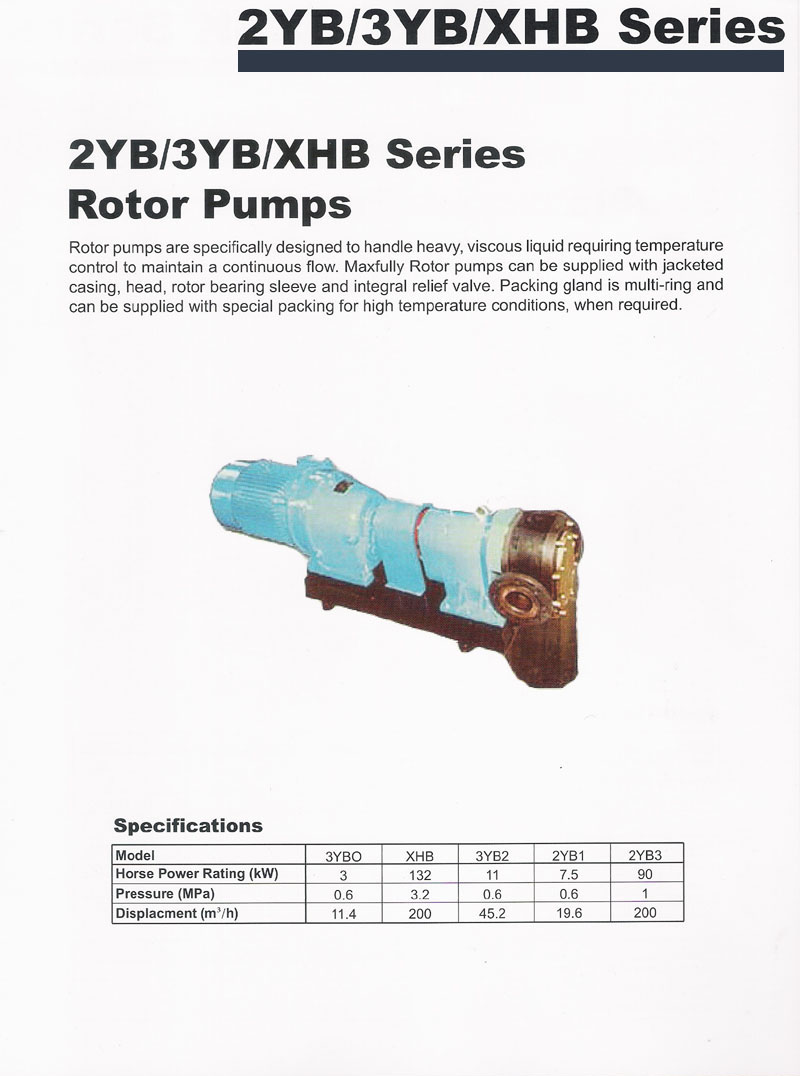 YB Series Rotor Pump