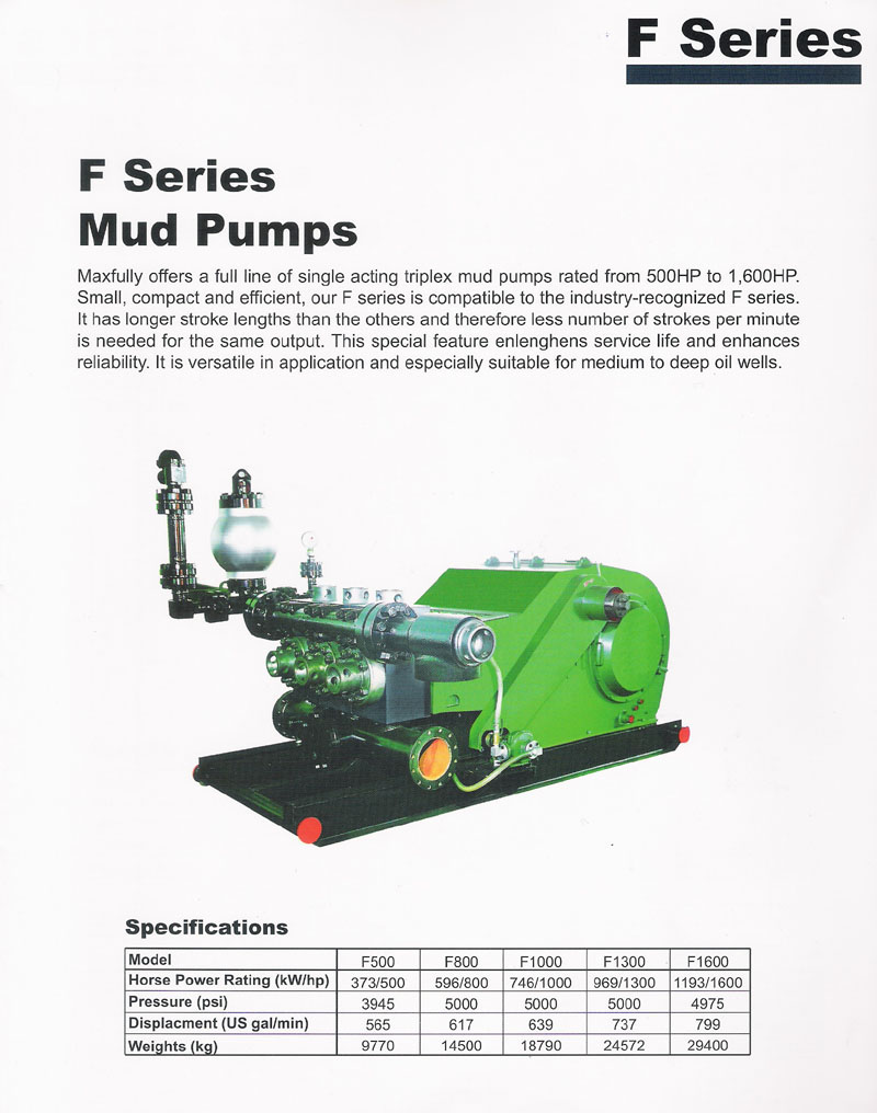 F Series Mud Pumps